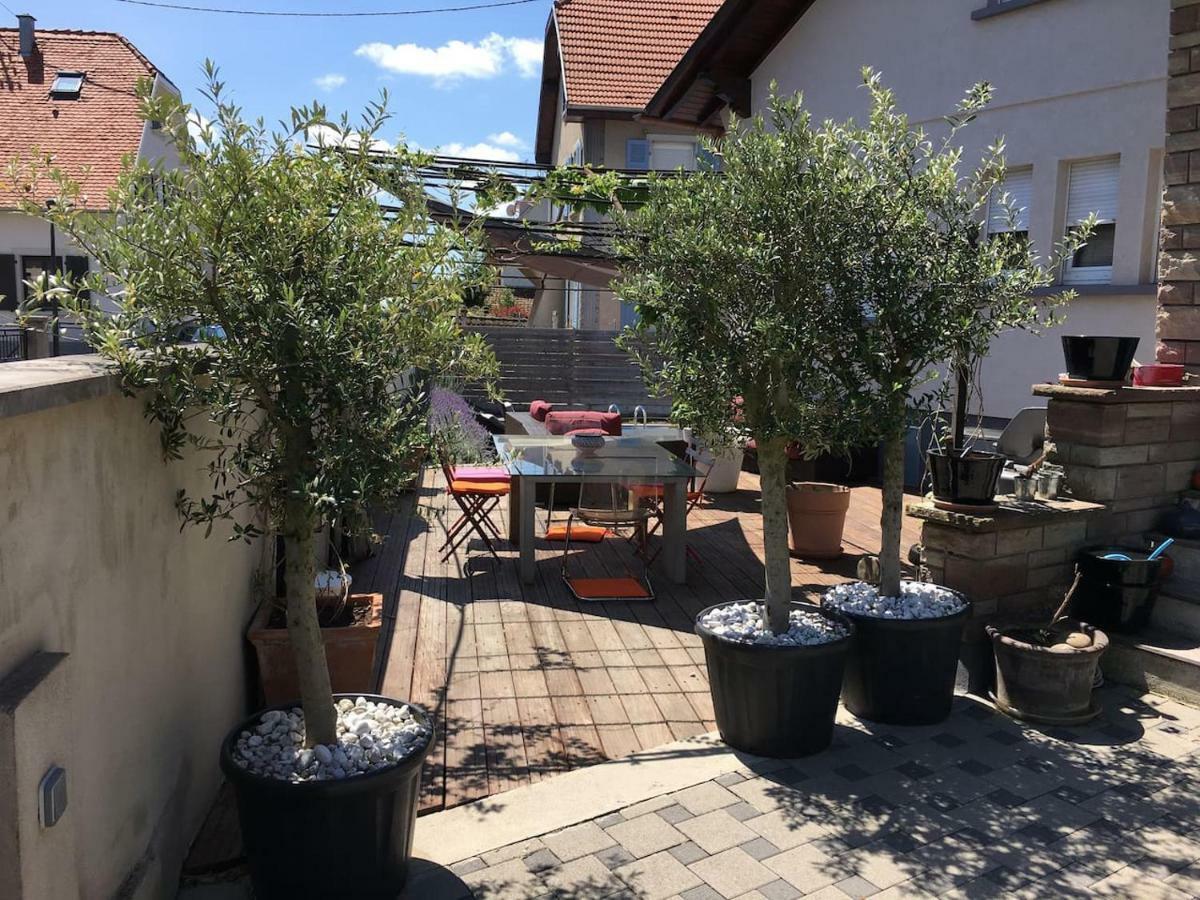 La Terrasse Selestadienne Sélestat Exterior foto